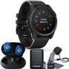 Garmin tactix 7 Standard Tactical GPS Watch with Raycon Everyday Earbuds and Signature Power Bundle view 1