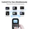 Smart Wireless Remote Control for GoPro - Camera Controller for GoPro Hero 13 12 11 10 9 8 Max LCD Display Magnet Charger Port Wrist Strap for Go Pro Accessories Camera Black (T10) view 3