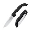 Cold Steel Extra Large Drop Point Voyager / 12 1/4" Overall / 5 1/2" Blade / 4MM Thick / 6 3/4" Long GRIV-EXHANDLE / AUS10A Steel/Ambi Belt Clip/Blister Packed,Black view 1