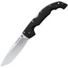 Cold Steel Extra Large Drop Point Voyager / 12 1/4" Overall / 5 1/2" Blade / 4MM Thick / 6 3/4" Long GRIV-EXHANDLE / AUS10A Steel/Ambi Belt Clip/Blister Packed,Black view 4
