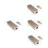 KOMBIUDA 4pcs USB-c to Ethernet Converter Mbps Gigabit Network Adapter LAN Card for External Adapter Dual High-Speed view 1