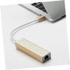 KOMBIUDA 4pcs USB-c to Ethernet Converter Mbps Gigabit Network Adapter LAN Card for External Adapter Dual High-Speed view 3