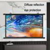 TOCTUS 72 Inch HD Projector Screen 4:3 Projection Screen Indoor Projector Video Screen 4K 3D Portable Movie Screen Projector Screen for Office Public Display(60inch 16:9) view 4