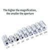 JUIYU Microscope Accessories Kit 2.5X - 100X Long Working Distance Infinity Metallographic Biological Microscope Objective Lens RMS Plan Objectives Microscope Slides (Color : 60x) view 2