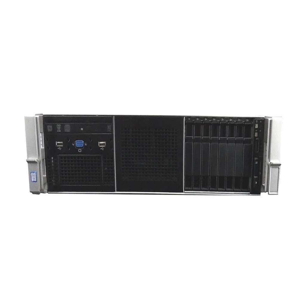 HP ProLiant DL380 G9 8 Bay SFF 2U Server, 2X Intel Xeon E5-2660 V4 2.0GHz 14C CPU, 96GB (6 x 16GB) DDR4 RDIMM, P440ar, 8X 240GB SSD, Rail Kit Included (Renewed)