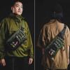 TACTICAL_GEEK Cache L3 EDC Sling Bag Chest, Lightweight Shoulder Daypack, 500D Nylon, Travel Hiking Concealed Carry,Crossbody Bag, Tactical Backpack, Hiking Ambidextrous Strap Green view 2