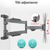 CIZGIM TV Stand Universal Wall Mount Telescopic Rotating 90 Degree Folding TV Bracket view 4