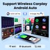 Upgrade Car Radio for Honda Civic 2006 2007 2008 2009 2010 2011 : 10.1" 1280 * 800 HD Touchscreen Head Unit Wireless Carplay Android Auto 1080P Backup Camera Mirror Link 5G WiFi GPS Bluetooth SWC FM view 2