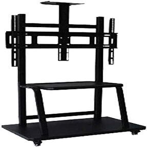 CIZGIM TV Stand Floor TV Stand Universal TV Stand with Shelf, for 32-75 Inch Large Screen TV with Lock Wheel Mounted Mobile TV Mount