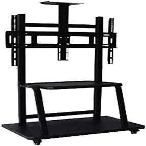 CIZGIM TV Stand Floor TV Stand Universal TV Stand with Shelf, for 32-75 Inch Large Screen TV with Lock Wheel Mounted Mobile TV Mount