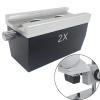JUIYU Microscope Accessories Kit Binocular Objective Lens 1X 2X 3X 4X for Stereo Microscope Metal Material Objectives Optical Glass Microscope Accessories Parts Microscope Slides (Color : 4X) view 2