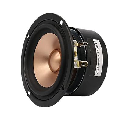 CHOOYO 1Pc 3 Inch Audio Speaker 4Ohm 8Ohm 15W Full Range HiFi Treble Mid Bass Balance Loudspeaker Bookshelf Speakers Desktop DIY (Color : 1pc 8ohm Square)