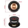 CHOOYO 1Pc 3 Inch Audio Speaker 4Ohm 8Ohm 15W Full Range HiFi Treble Mid Bass Balance Loudspeaker Bookshelf Speakers Desktop DIY (Color : 1pc 8ohm Square) view 3
