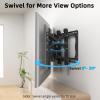 HOME VISION Advanced Full Motion TV Mount for 32-90 Inch TVs, Tilt TV Wall Mount with Extension, Swivel, Slide and Level, Wall Mount tv Bracket - Max VESA 600x400mm, up to 132lbs, 16/18/24 Inch Studs view 4