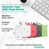 Paintechz Custom Cassette Tape USB Flash Drives 50 Pack Bulk, Personalized Logo or Text - as Company Gifts and Promotional Giveaways - 512MB view 3