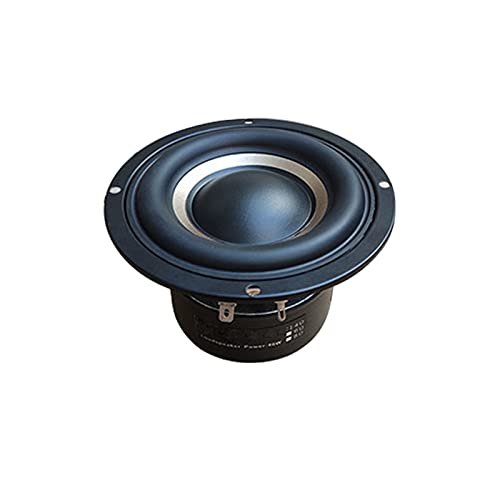 CHOOYO 4Inch 4 8ohm 40W HiFi Subwoofer Portable Audio Bookshelf Speaker Deep Bass Loudspeaker Home Theater DIY Long Stroke Distance1PC (Color : 4ohm Circular)
