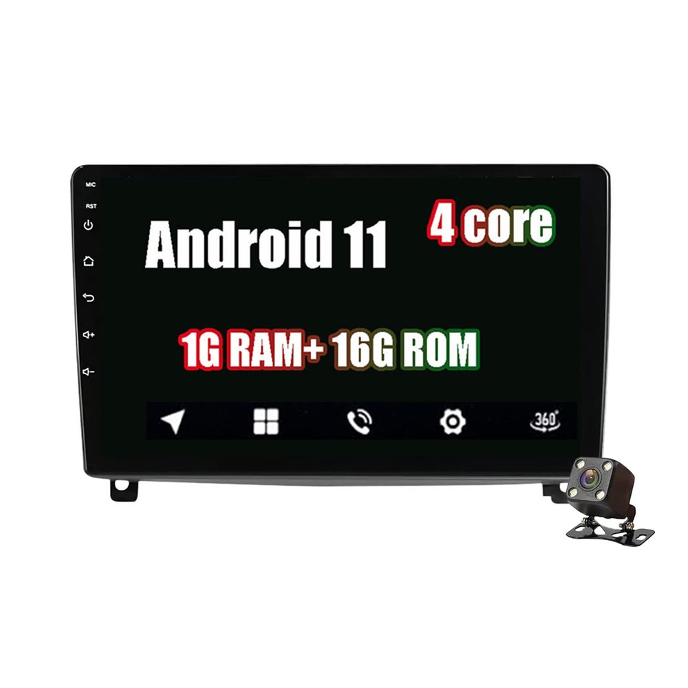 Android 11 Autorradio 9 Inch Car Stereo for Peugeot 407 2004-2008 Stereo Car Radio Video WiFi FM RDS Carplay Stereo WiFi GPS Nav Support Steering Wheel Control Multimedia Video Player