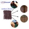 10 Inch Dark Brown Zip Ties Outdoor Use-Pack of 100, Self Locking Plastic Cable Ties for Fence, Small DIY Tie, Cable Management Outside Garden Trellis Tightening Tool, Cord Strap Halloween Decorations view 2