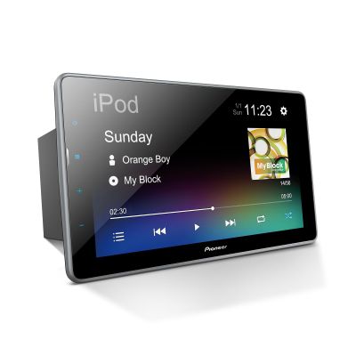 Pioneer DMH-T450EX 9" Capacitive Touchscreen, Floating Display  Alexa, Bluetooth, Backup Camera, FLAC, Short Chassis, USB, AM/FM Radio, 13-Band EQ, RCA Preouts