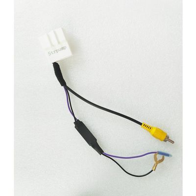 Strpump 24pin Retain Original OEM Camera Car Rearview Reverse Back Up Camera Video RCA Input Adapter Wire Connector for Toyota Selected Car Models