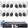 ONWOTE Face Recognition & AcuSearch, 12MP NVR 16 Channel PoE Security Camera System, 12x 6MP Color Night Vision IP Cameras, 4K 6K 16CH Commercial NVR, Total 960ft Cables, Wired CCTV for Business Home view 1