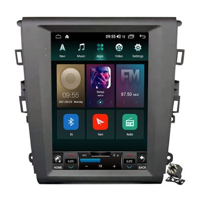 Charmstep Android 11 Car Radio Stereo for Ford Fusion Mondeo 2013-2019, 9.7" Vertical Touchscreen Carplay Android Auto Multimedia Player DSP Bluetooth WiFi FM RDS SWC+Backup Camera,400s/4+64g