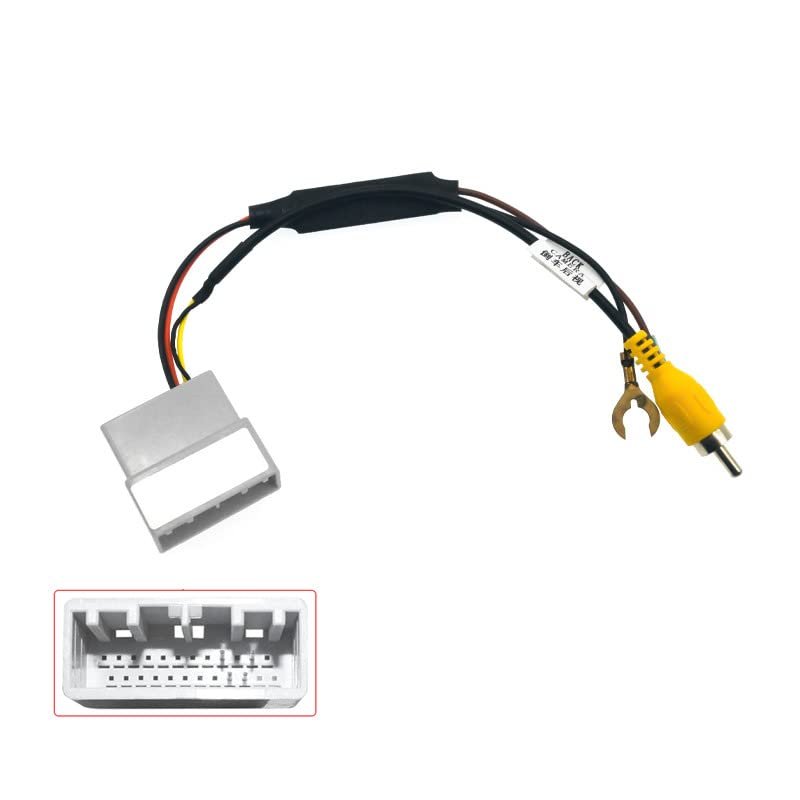 Strpump 24 Pin for Honda CRV/Fit Car Parking Reverse Backup Rearview Camera RCA Video Plug Cable Adapter