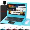G-Anica Laptop Computer(10.1 inch), Quad Core Powered by Android 12.0, Netbook Computer with WiFi, Webcam and Bluetooth, Mini Laptop with Bag, Mouse, and Mouse Pad for Kids and AdultsBlue view 1