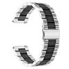 Lamshaw Compatible for Pavlok 3 Band, Quick Release Stainless Steel Metal Replacement Straps Compatible with Pavlok 3 (Silver-Black) view 3