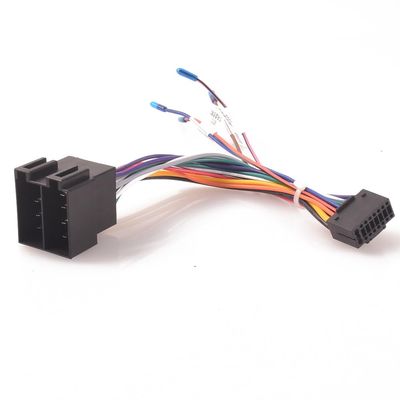 for Aftermarket Android Radio Stereo 16pin to ISO Standard Power Socket Wiring Harness Cable Connector Wire Female 16pin to Male ISO