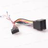 for Aftermarket Android Radio Stereo 16pin to ISO Standard Power Socket Wiring Harness Cable Connector Wire Female 16pin to Male ISO view 2