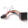 for Aftermarket Android Radio Stereo 16pin to ISO Standard Power Socket Wiring Harness Cable Connector Wire Female 16pin to Male ISO view 3