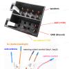 for Aftermarket Android Radio Stereo 16pin to ISO Standard Power Socket Wiring Harness Cable Connector Wire Female 16pin to Male ISO view 4