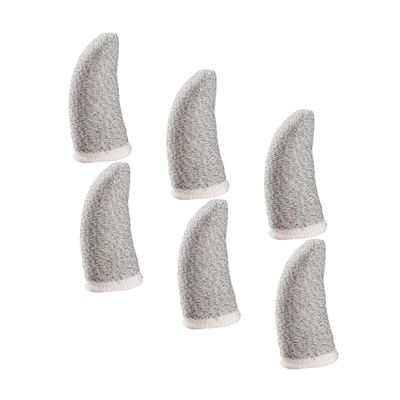 ULDIGI 6pcs Sweat-Resistant Finger Sleeves for Gaming Elastic Covers for Comfortable Finger for Mobile and Tablet Use