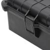 vidaXL Portable Flight Case  Black, Heavy-Duty Protection, Easy Transport, 20.5"x15.7"x7.5", Polypropylene & ABS Construction, Ideal for Valuables Storage & Travel view 3