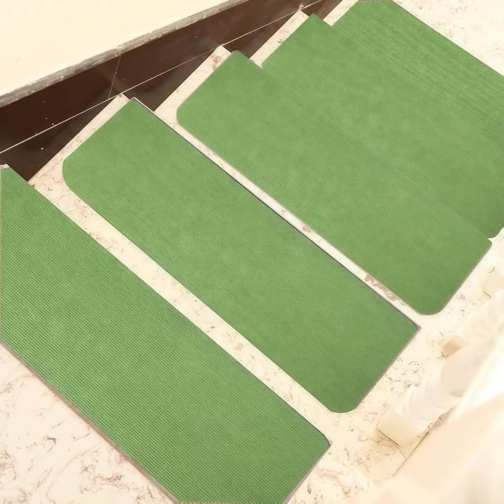 mwpqbd Stair mat Embroidered Glue-Free self-Adhesive Luminous Full Shop can be Cut Villa Hotel Home Hostel Student Dormitory Non-Slip Carpet (Green-Parthenocissus Grass,80cm80cm)