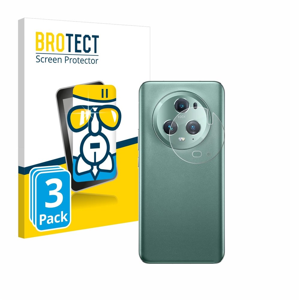 brotect Glass Screen Protector Film Compatible with Honor Magic 5 Pro (ONLY Camera) (3 Pack) - Glass-Foil Protection [Scratch Resistant, High Clarity]