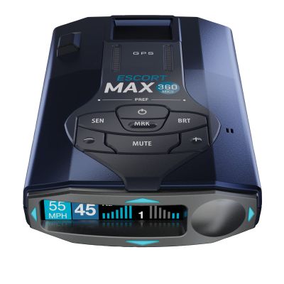 Escort MAX 360 MKII Radar and Laser Detector Bluetooth Enabled, 360 Directional Arrows, Exceptional Range, Shared Alerts, Apple CarPlay and Android Auto Compatible, Black