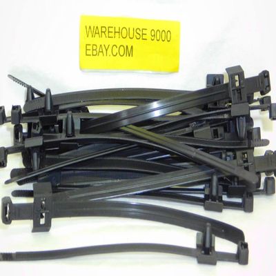 25 Black Cable Straps For Import Autos Compatible with Auveco 21259 For : 24225-89960 Compatible with USA Made