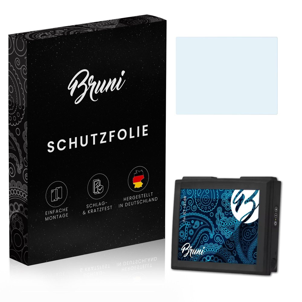 Bruni Screen Protector compatible with JLT 1214N Protector Film, crystal clear Protective Film (2X)