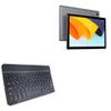 BoxWave Keyboard Compatible with BYYBUO SmartPad A10 Tablet (10.1 in) - SlimKeys Bluetooth Keyboard, Portable Thin with Chiclet-Style Keys - Jet Black view 1