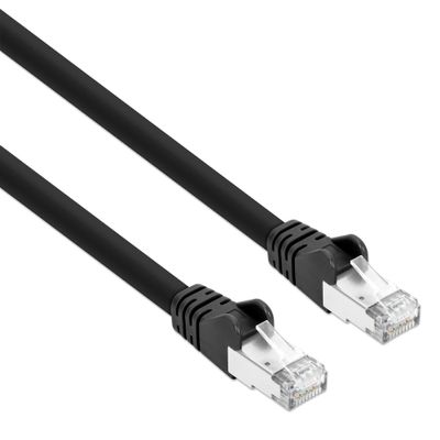 Intellinet Cat8.1 S/FTP Ethernet Network Patch Cable, 50 ft, Black