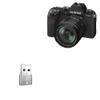 BoxWave Adapter Compatible with Fujifilm X-S10 - USB-A to C PortChanger (5-Pack), Type-C OTG Convert Charging Data Adapter - Metallic Silver view 1
