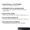 Panasonic Blue Ray Player with Full HD Picture Quality and Hi-Res Dolby Digital Sound, DMP-BD84P-K Blu Ray DVD Player, Black view 2
