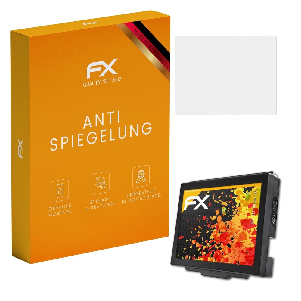 atFoliX Screen Protector compatible with JLT Verso 10 Screen Protection Film, anti-reflective and shock-absorbing FX Protector Film