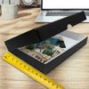 Golden State Art, Archival Folio Storage Box 9x12, Clamshell Design with Metal Edge, Preserve and Store Photos Documents Cards Prints Arts Crafts DIY, Black view 3