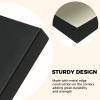 Golden State Art, Archival Folio Storage Box 9x12, Clamshell Design with Metal Edge, Preserve and Store Photos Documents Cards Prints Arts Crafts DIY, Black view 4