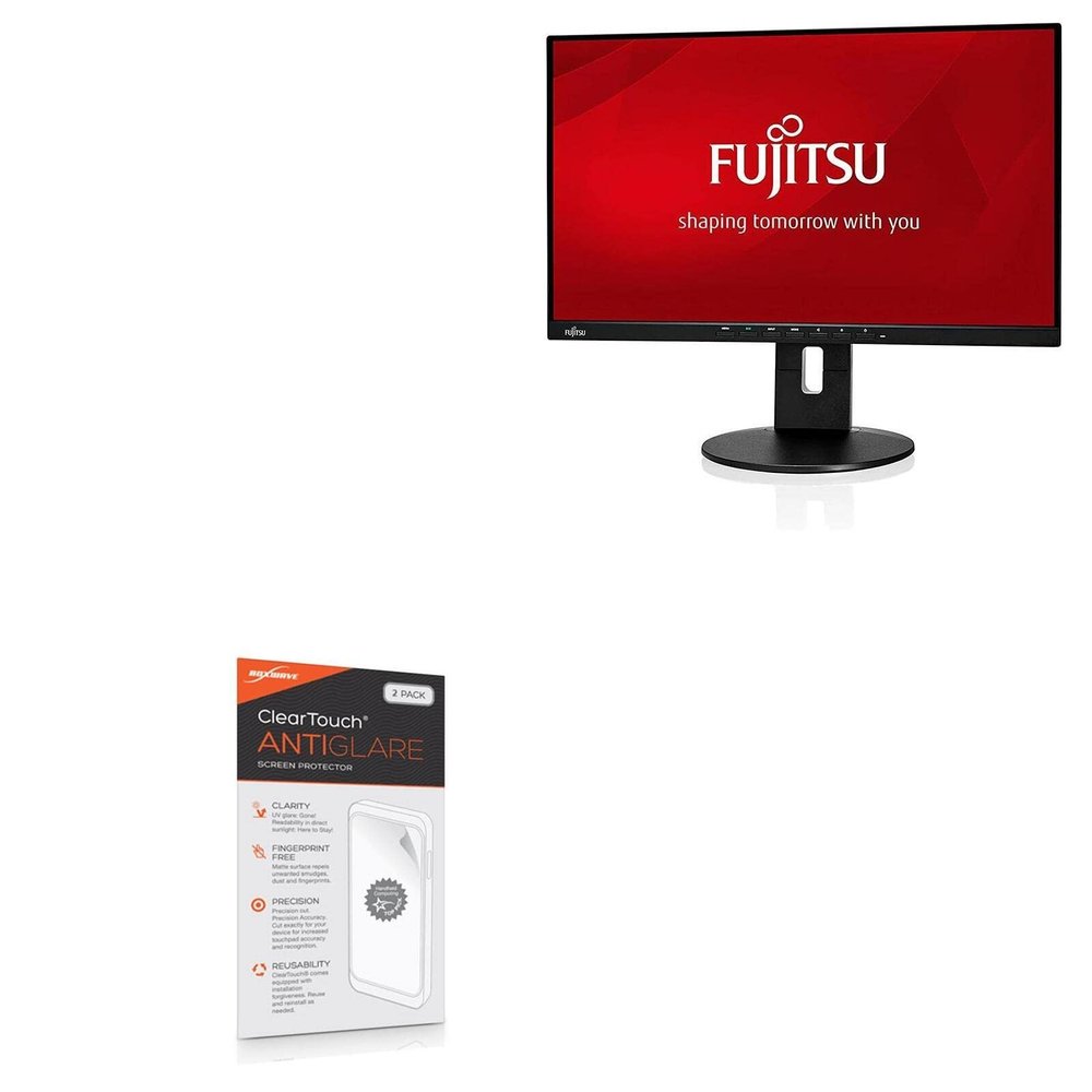 BoxWave Screen Protector Compatible with Fujitsu Display B24-9 W - ClearTouch Anti-Glare (2-Pack), Anti-Fingerprint Matte Film Skin