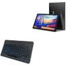 BoxWave Keyboard Compatible with LECTRUS Android Tablet X11 (10.1 in) - SlimKeys Bluetooth Keyboard - with Backlight, Portable Slim LED 7 Colors - Jet Black view 1