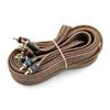 The Wires Zone 17ft 4-Channel Male to Male OFC Twisted Pair RCA Cable for Car or Home Audio view 2